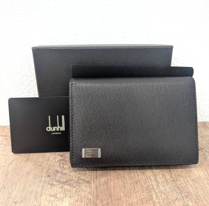 【催事】ダンヒル 買取 カードケース ブラック 箱 コーナン中もず店
