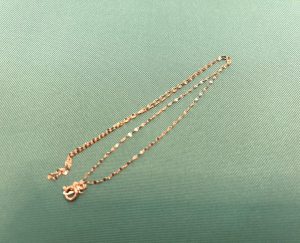 【催事】K18 買取 18金 ネックレス 金製品 金相場最高値 0.5ｇ以下でもOK コーナン中もず店