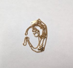 貴金属 K18 買取 18金 ダイヤモンドネックレス D0.06ct 金製品