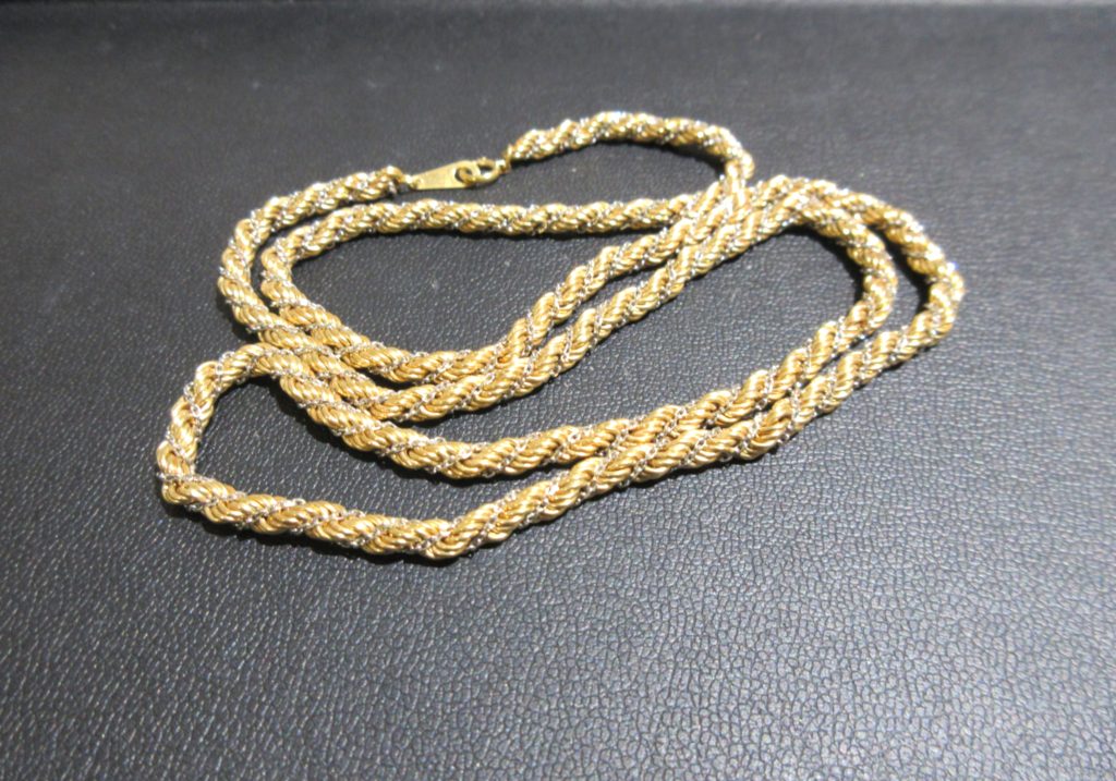 貴金属アクセサリー K18 Pt850 コンビネックレス 買取 金・プラチナ相場 大幅上昇！