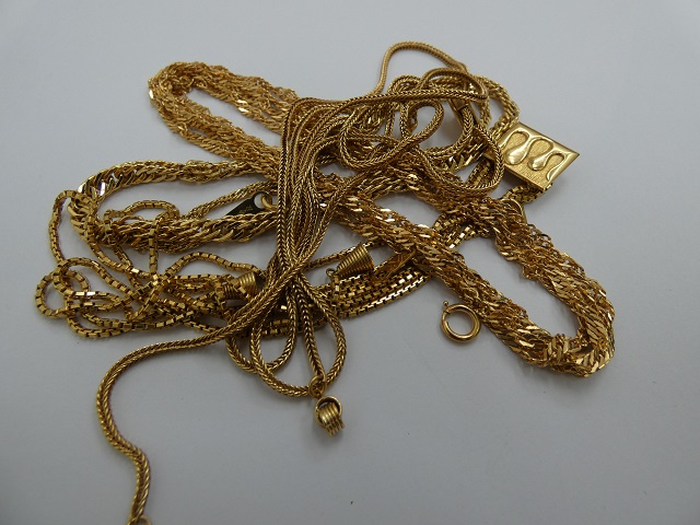 ｋ18金 貴金属 ネックレス ブレスレッド 買取 年末断捨離