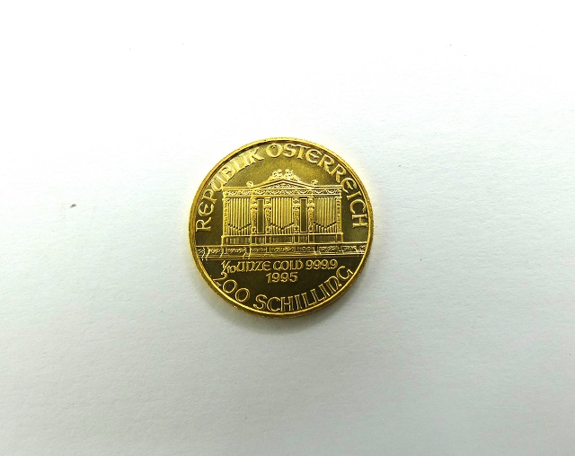 インゴット k24金コイン K24 金貨ウィーンハーモニー買取