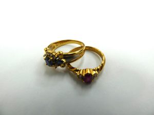 k18金リング Pt900＆ｋ18金コンビリング買取 年末大掃除 宝石貴金属断捨離