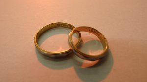 貴金属 買取 K18/Pt900 コンビ素材 ペアリング 指輪