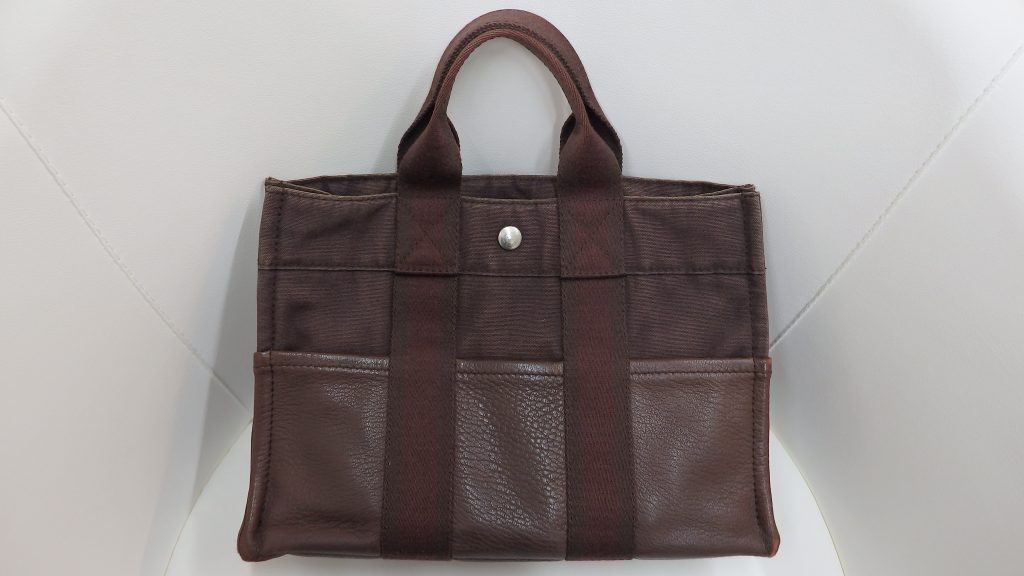 エルメス 買取 フールトゥPM ハーフレザー ボルドー