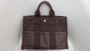 エルメス 買取 フールトゥPM ハーフレザー ボルドー