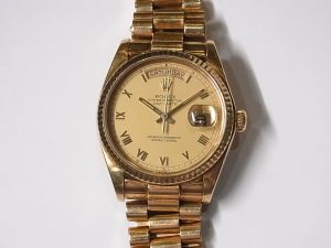 ロレックス 18金無垢 デイデイト 旧型 18038 1980年頃製 買取価格