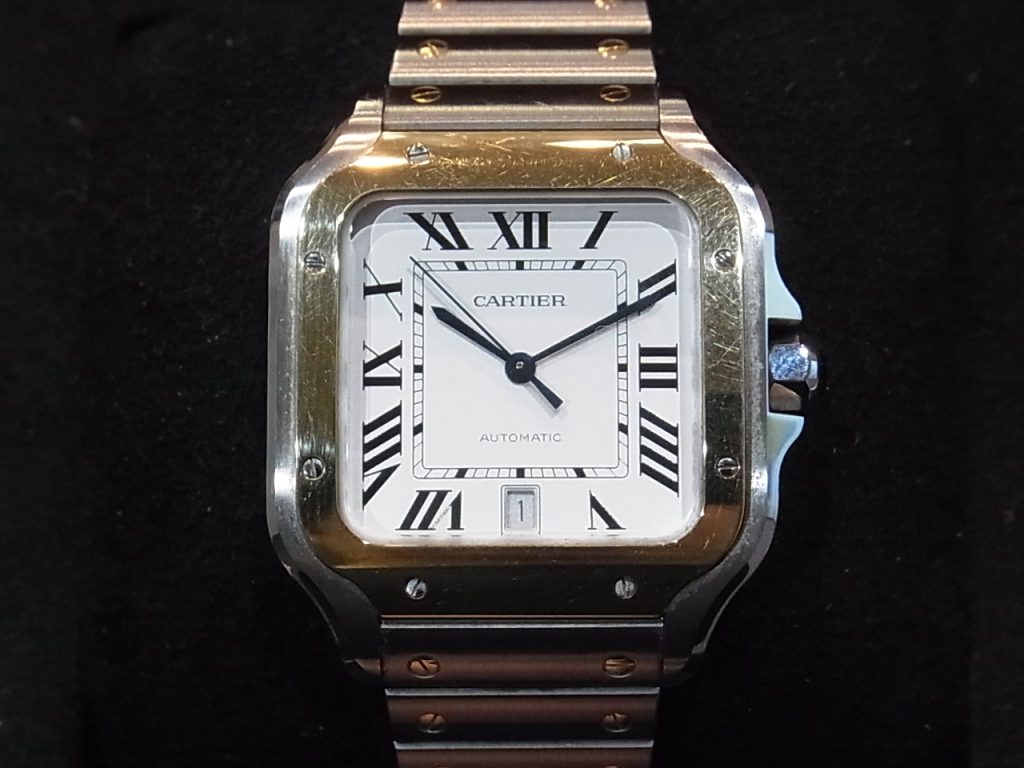 カルティエ サントスドゥカルティエLM ラージ 現行 W2SA0009 買取