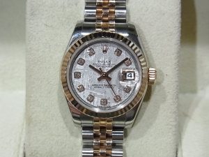 ロレックス デイトジャスト26 179171G メテオライト 2010年頃製 買取