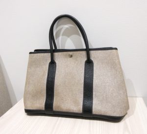 エルメス ガーデンパーティPM 買取 トワルアッシュ 黒