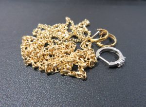 貴金属アクセサリー K18 ネックレス2本 ピアス おまとめ買取