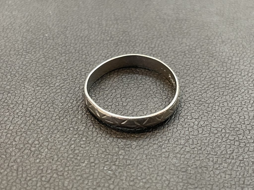 Pt850 マリッジリング 買取 結婚指輪 プラチナ製 変形あり