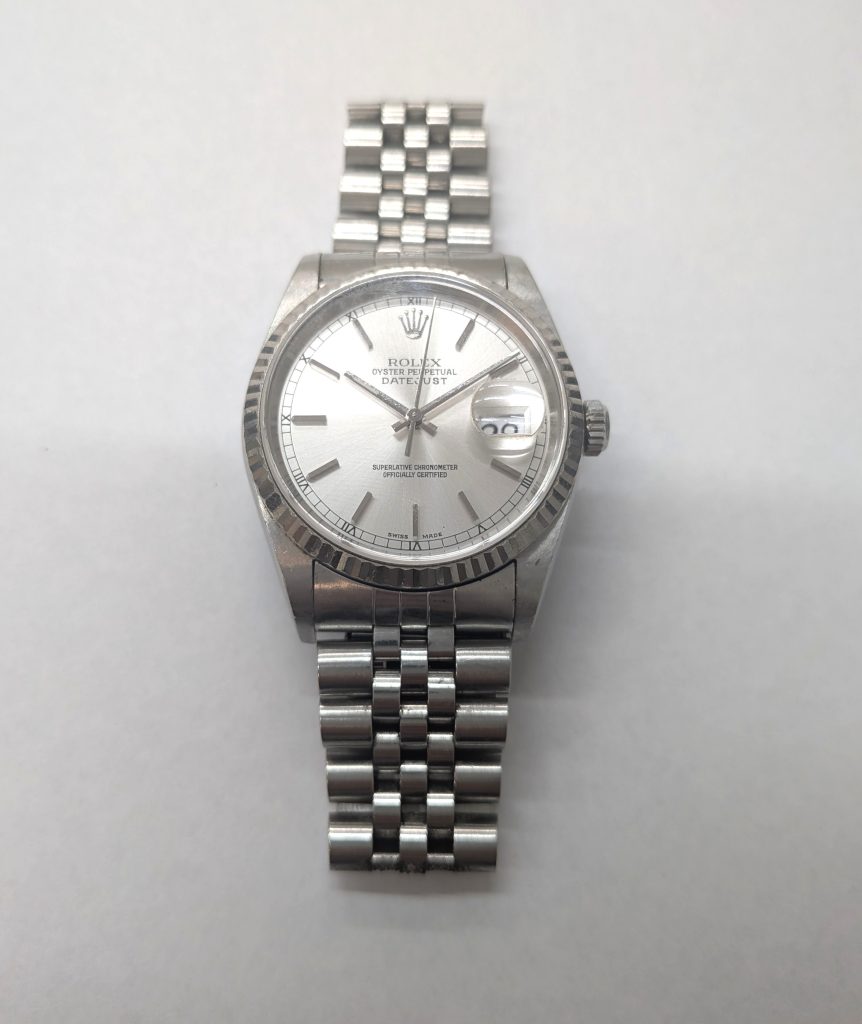 ロレックス 買取 デイトジャスト Ref.16234 シルバー文字盤 本体のみ