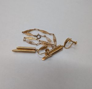 貴金属 K18 買取 ピアス＆ブレスレット 金製品