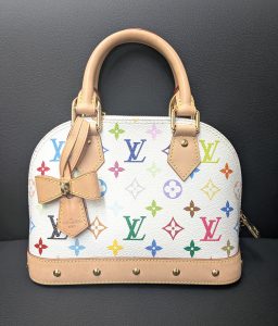 ルイヴィトン 買取 モノグラムマルチ アルマBB M13078 村上隆コラボ 鍵・カデナ