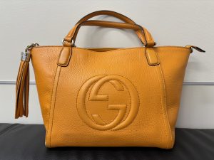 グッチ 買取 ソーホー 2wayショルダーバッグ オレンジ 369176