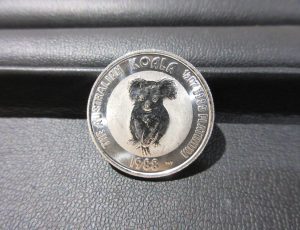 世界のコイン Pt1000 オーストラリア・コアラコイン 1/2oz 買取 純プラチナ製