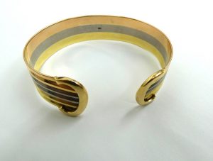 ｋ18金 3ゴールドバングル750 YG×PG×WG 買取