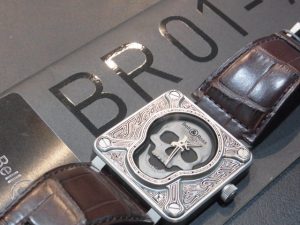 ベル＆ロス 買取 B01-92 バーニングスカル 世界限定500本