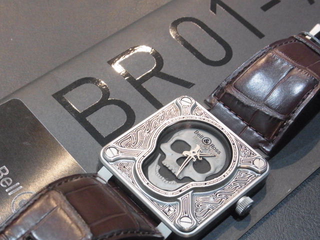 ベル＆ロス 買取 B01-92 バーニングスカル 世界限定500本