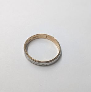 貴金属 買取 マリッジリング K18PT900 コンビリング 指輪