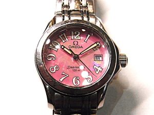 オメガ 買取 シーマスター120M ピンクシェル文字盤 2581.66