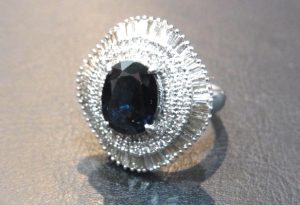 サファイア ダイヤモンド プラチナ900 リング買取