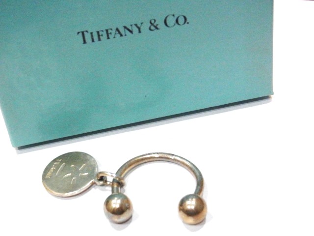 ティファニ買取 TⅤアサヒ キーリング SV925