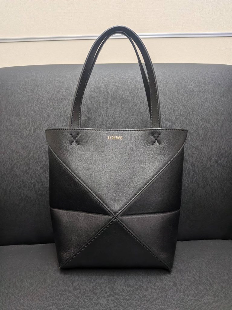 ロエベ 買取 パズルフォルドトート ミニ ブラック