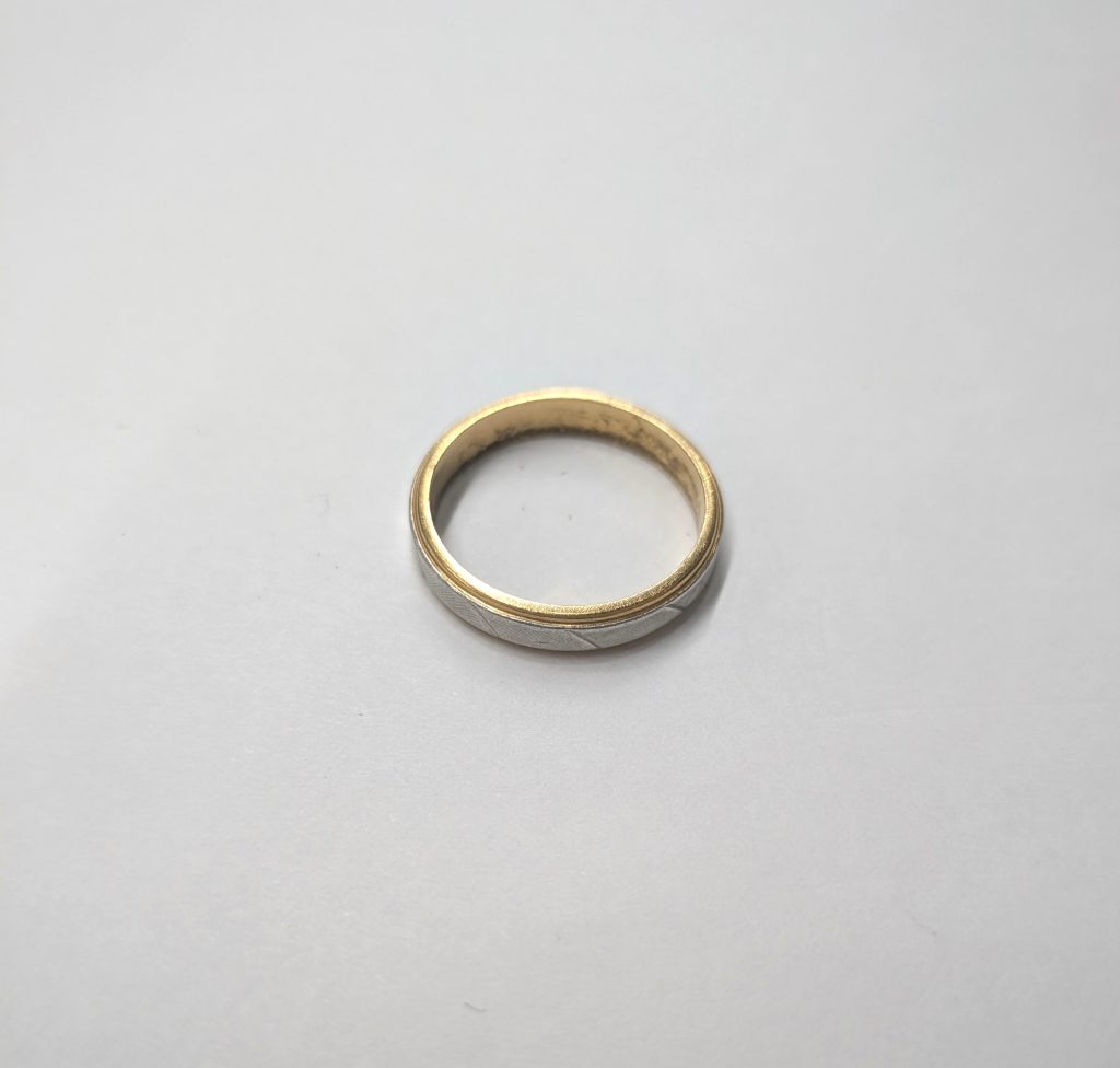 貴金属 K18PT900 買取 ゴールドとプラチナのコンビネーションリング