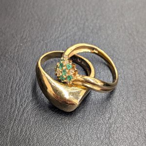 貴金属 K18 買取 リング 18金 金製品 2点