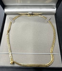 貴金属 K18 買取 6面カットダブル 喜平ネックレス 金製品