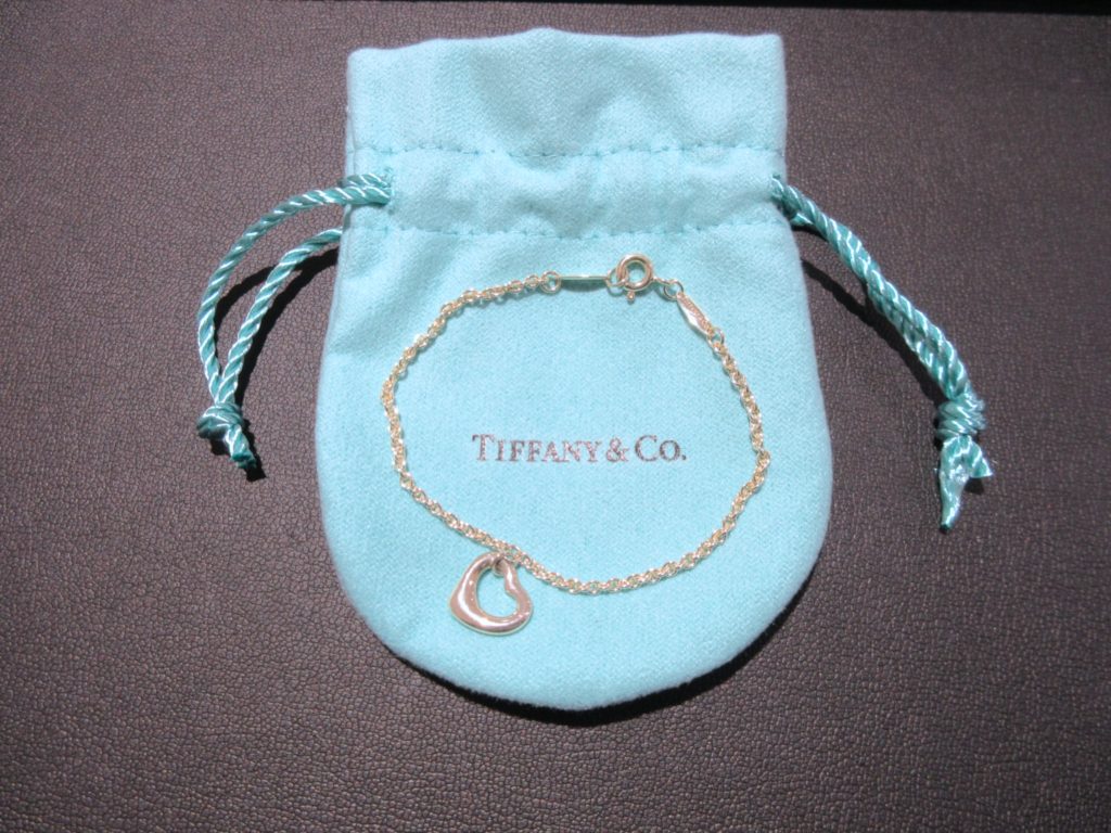 ティファニー オープンハートブレスレット 買取 SV925 箱・袋付き