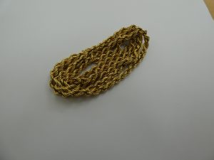 貴金属 買取 K18 パイプロープチェーン ネックレス