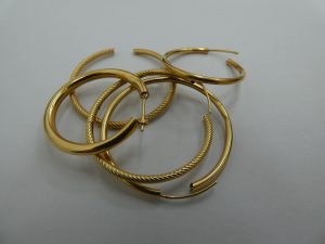 貴金属ジュエリー 買取 K18(750) フープピアス まとめ