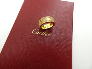 ブランド宝石ジュエリー 買取カルティエ Loveリングパヴェダイヤモデル