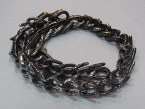 ティファニー 買取 フォージ ネックレス ミディアムリンク 18インチ いぶし仕上げ