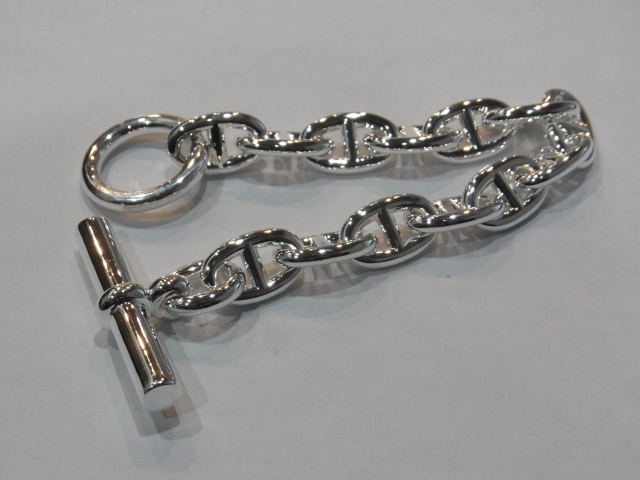 エルメス 買取 シェーヌダンクル ブレスレット MM 13コマ