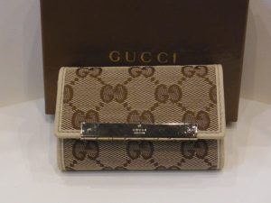 グッチ 買取 キーケース GGキャンバス 127048 ダークブラウン