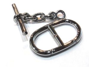 エルメス 買取 シェーヌダンクル シルバー キーリング