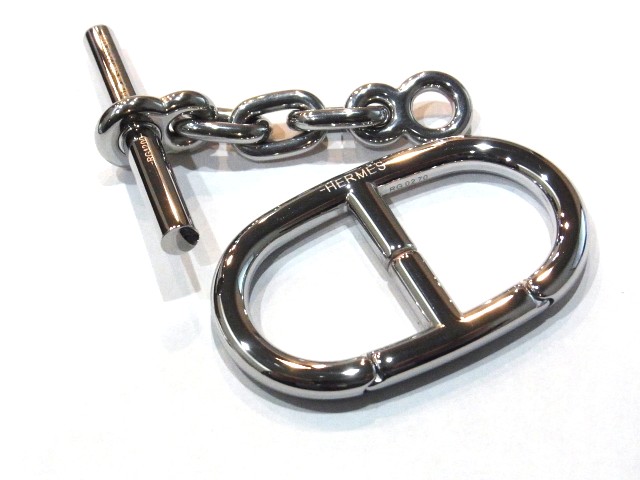 エルメス 買取 シェーヌダンクル シルバー キーリング