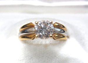 K１８金・プラチナ900 ダイヤモンド 1.27ｃｔ リング 買取査定