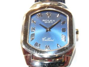 ロレックス 買取 チェリーニ 6633 ブルー文字盤