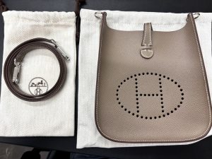 エルメス 買取 エブリンTPM エトゥープ シルバー金具 K刻印（2025年製）