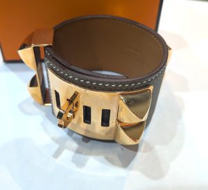エルメス 買取 コリエドシアン ブレスレット ゴールド金具 Z刻印 箱