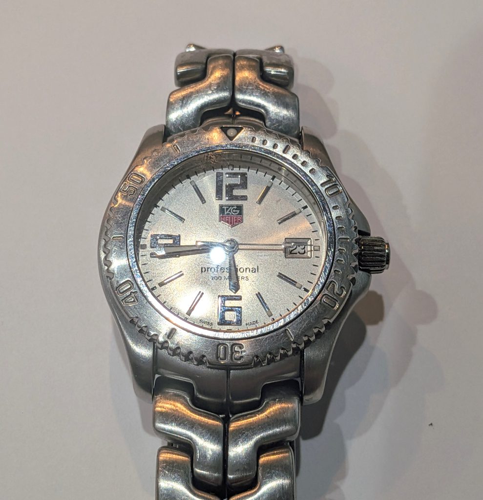タグホイヤー 買取 リンク シルバー文字盤 WT1212 本体のみ