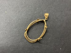 カメオブローチ K18 枠のみ買取 シェルカメオ 目の前で安心査定