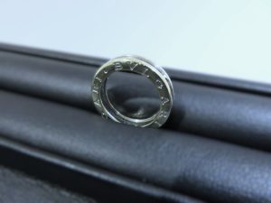 ブランドジュエリー ブルガリビーゼロワン 1バンド リング 買取 750 ホワイトゴールド箱