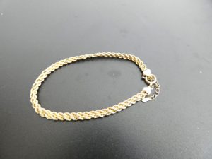 k18金イタリアデザインスクリューブレスレット買取