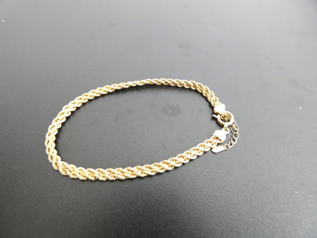 k18金イタリアデザインスクリューブレスレット買取